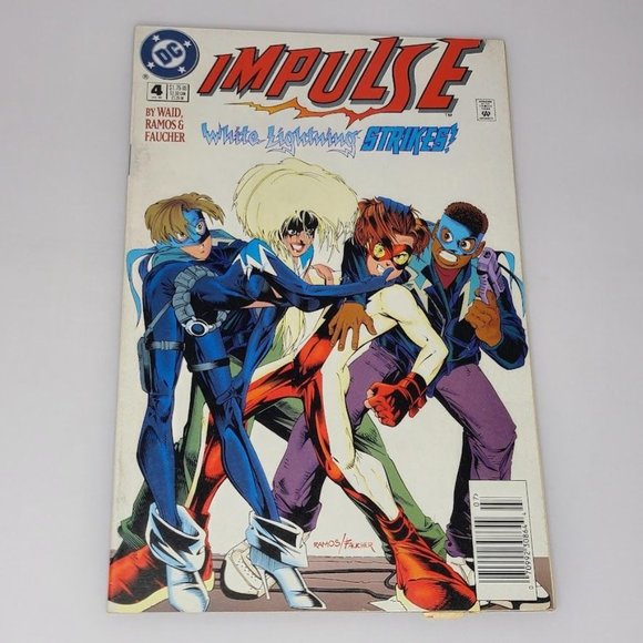 Impulse 4 DC Comics 1995 VG Mark Waid Humberto Ramos - Picture 3 of 14